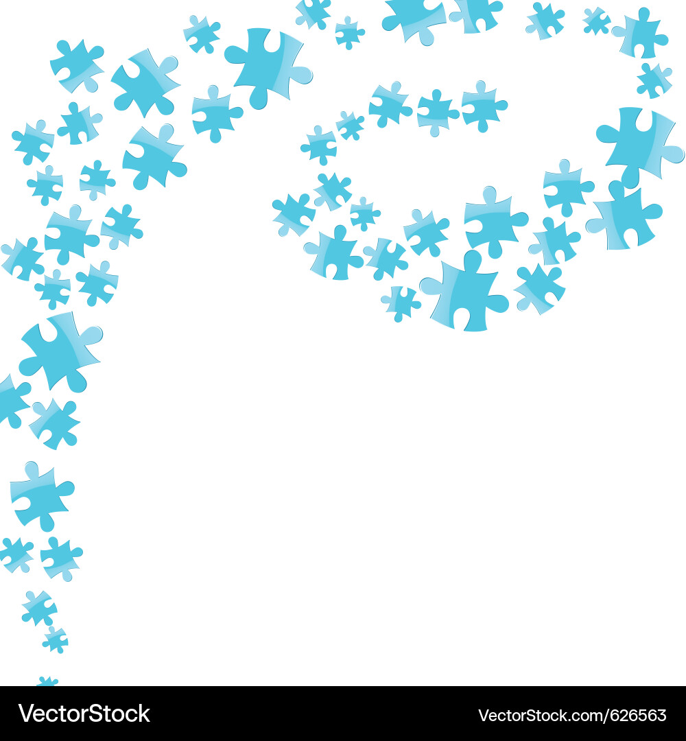 Jigsaw Puzzle Connection Vector Image