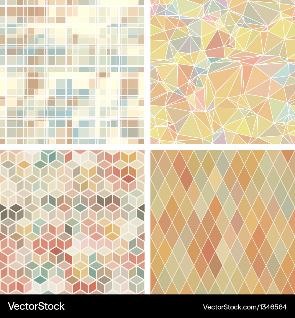 Abstract Geometric Patterns Vector Image
