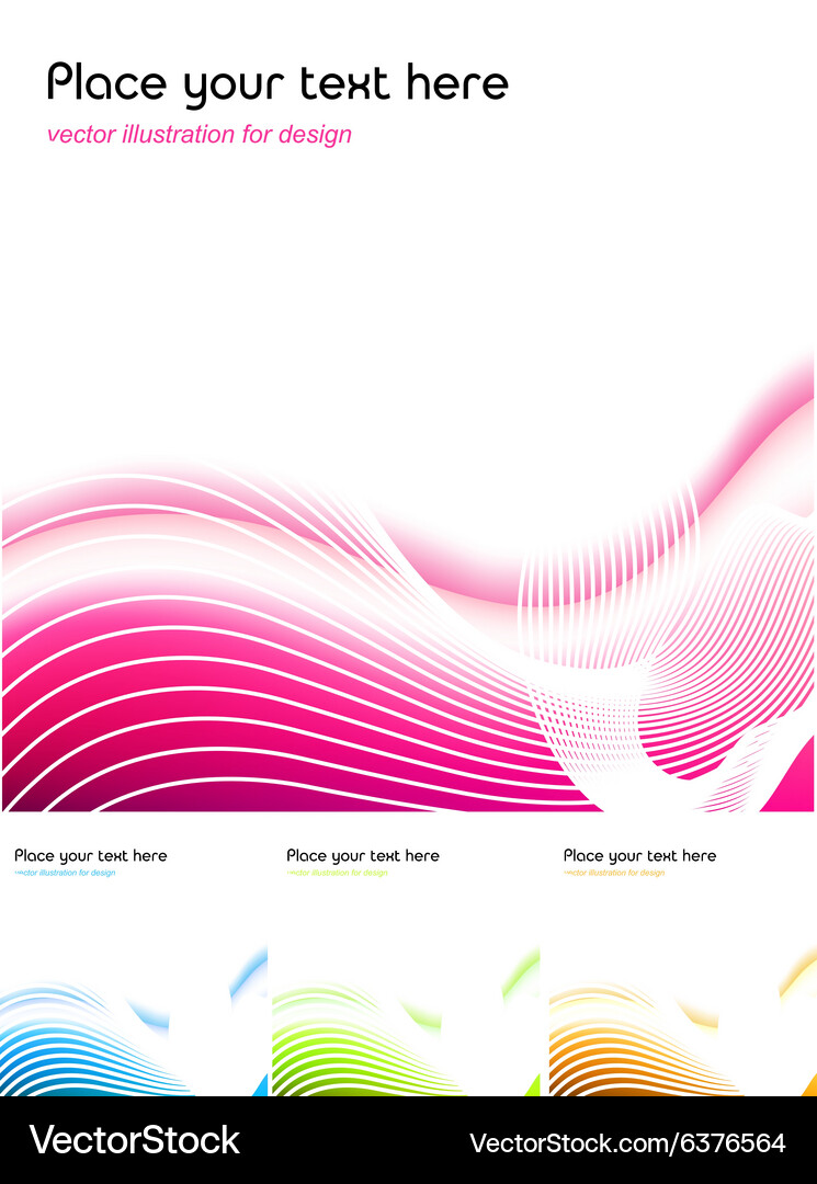 Business template for web design set Vector Image