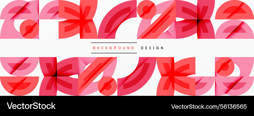 Abstract pink shapes create repeating pattern Abstract pink shapes create repeating pattern Vector Image