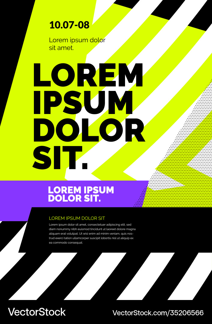 Abstract Dynamic Layout vector image