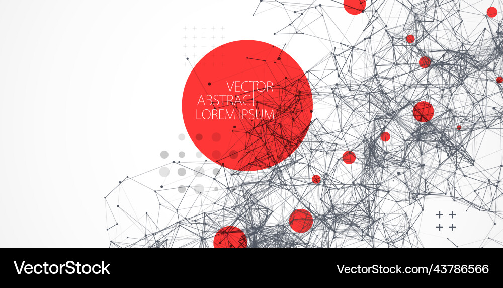 Abstract polygonal background with connecting Abstract polygonal background with connecting vector image