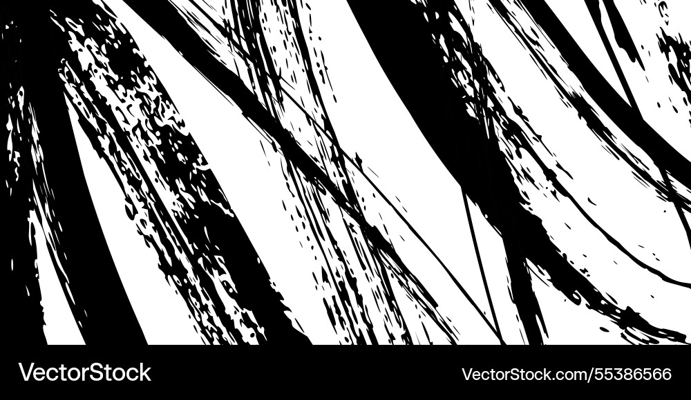 Abstract thick expressive hand drawn brush Abstract thick expressive hand drawn brush vector image