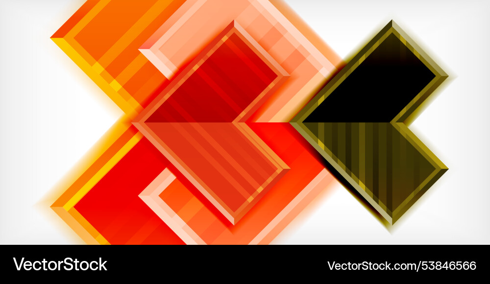 Arrow symbols created with 3d effects and line Arrow symbols created with 3d effects and line Vector Image