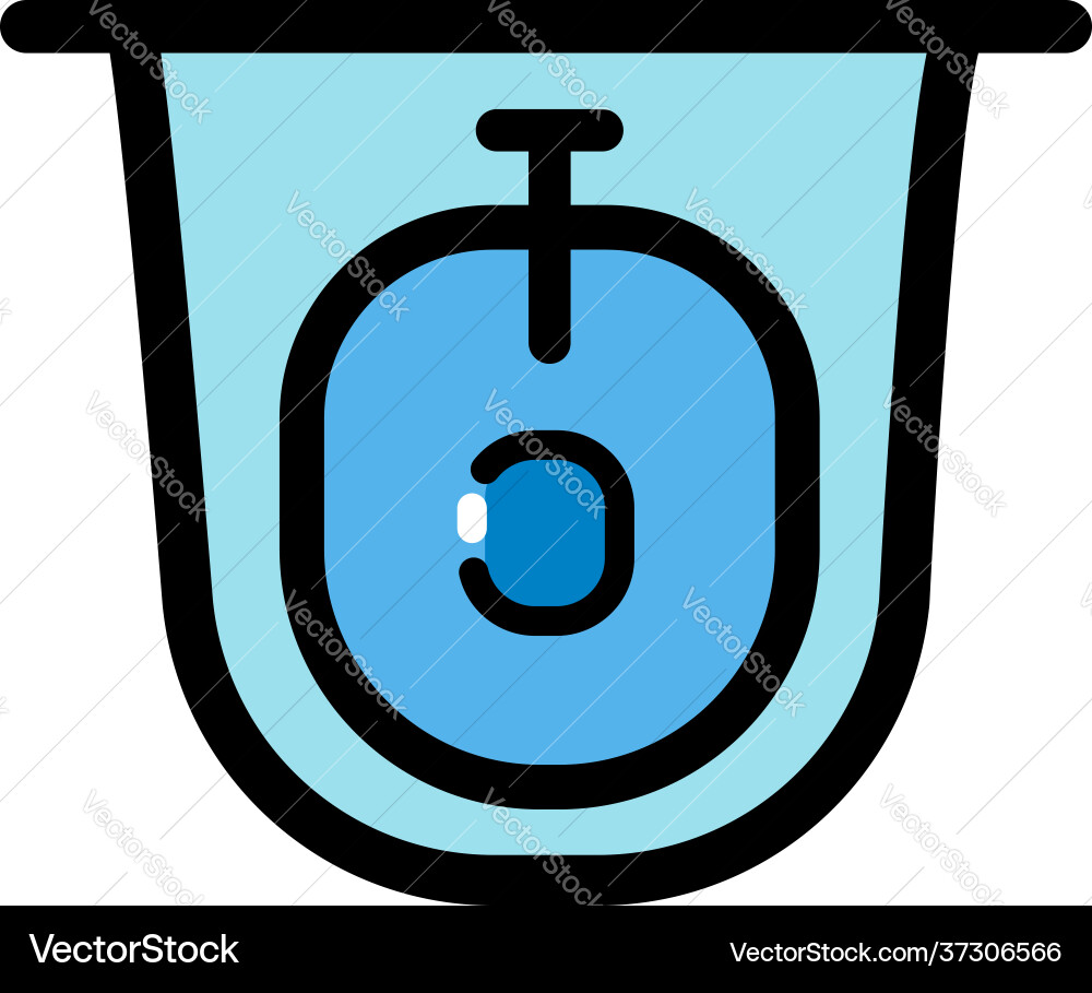 Bidet color icon in simple style isolated Bidet color icon in simple style isolated vector image