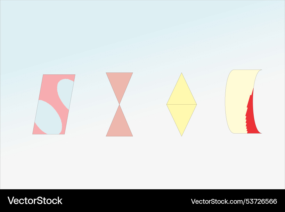 Image of an abstract object with a warm background Image of an abstract object with a warm background vector image