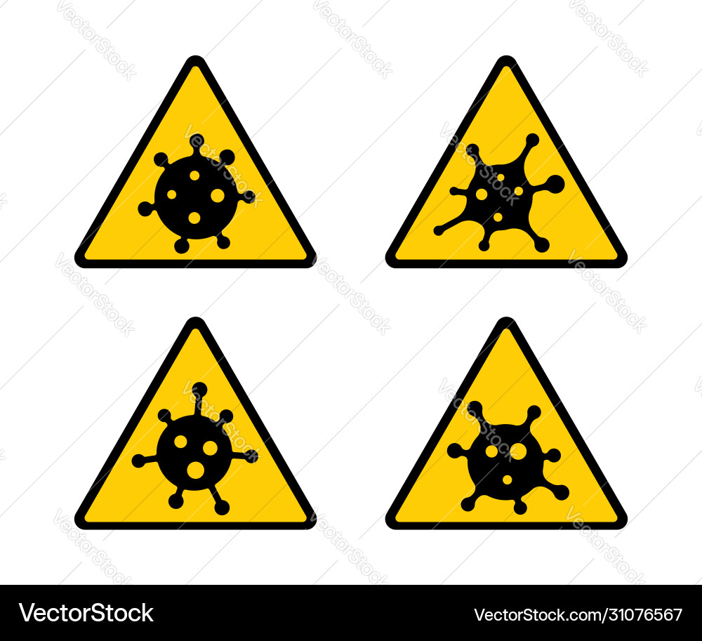 Coronavirus 2019-ncov corona Virus Aufmerksamkeit Symbol Coronavirus 2019-ncov corona Virus Aufmerksamkeit Symbol vektorbild