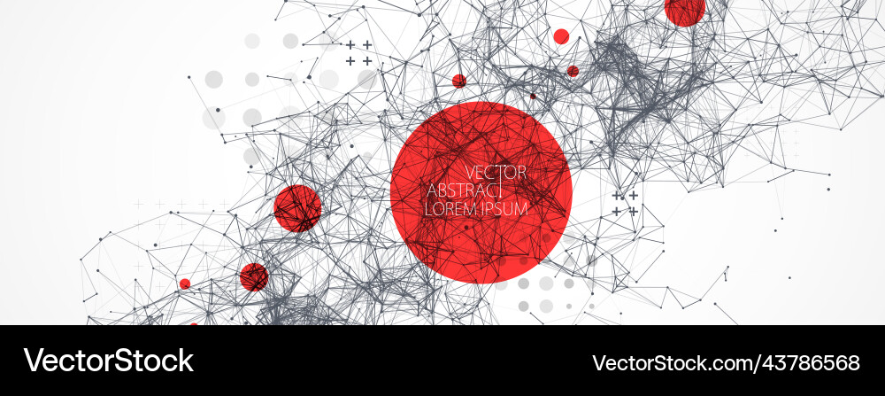 Abstract Network Background Vector Image