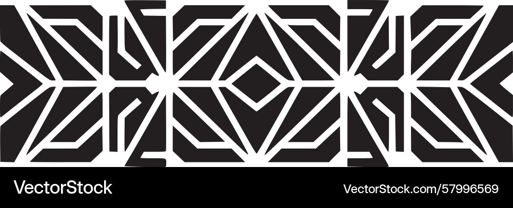 Intricate Geometric Pattern Vector Image
