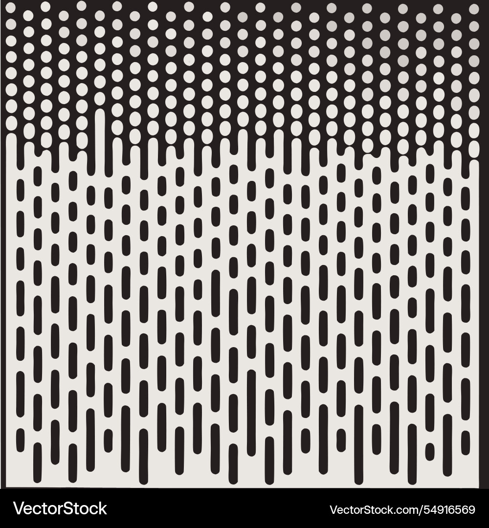 Monochrome geometric vertical patterns Vector Image