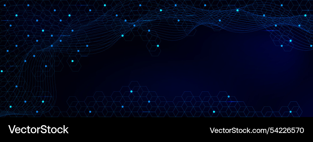 Abstract technology background with connecting dot Abstract technology background with connecting dot Vector Image