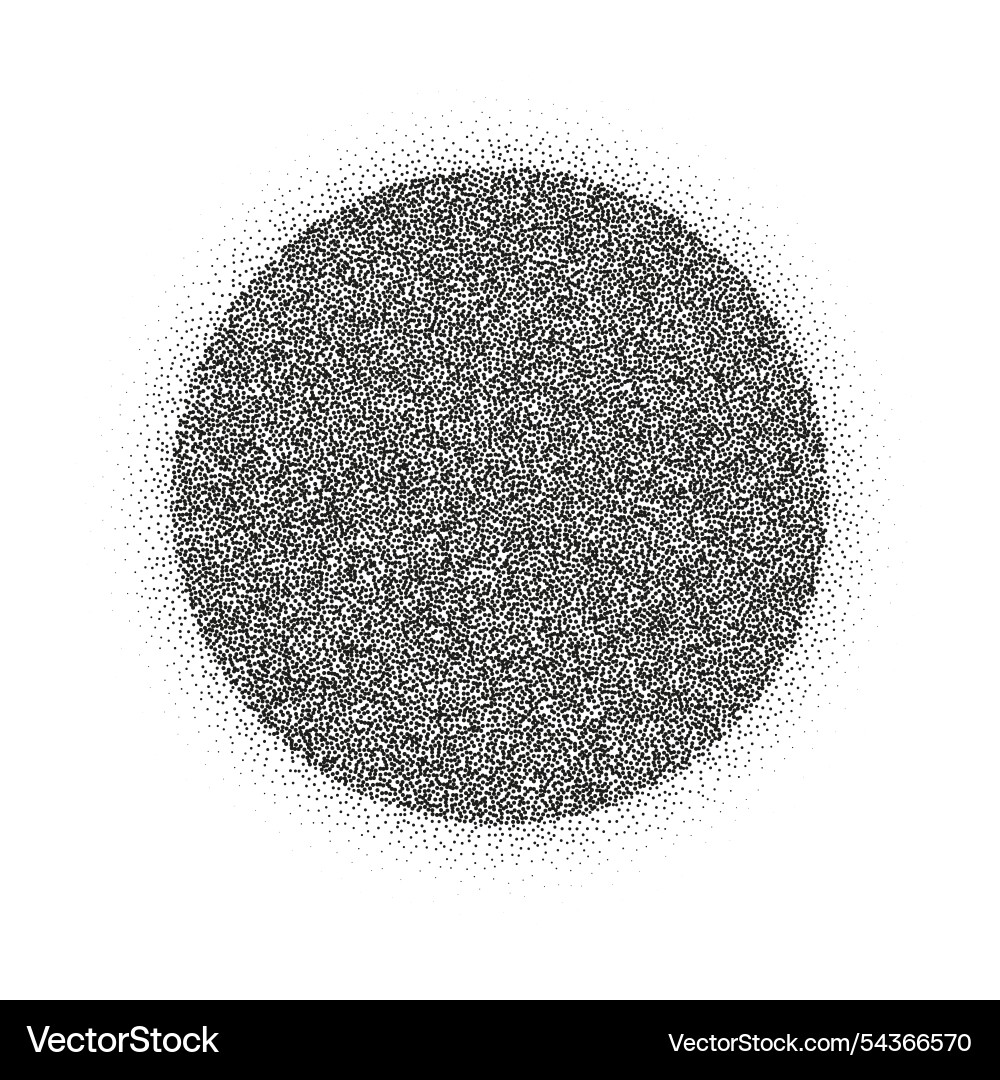Gradient dots with grainy texture and noise vector image