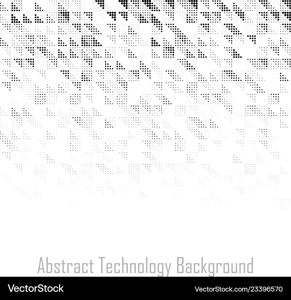 Halftone Dots Gradient Pattern vector image