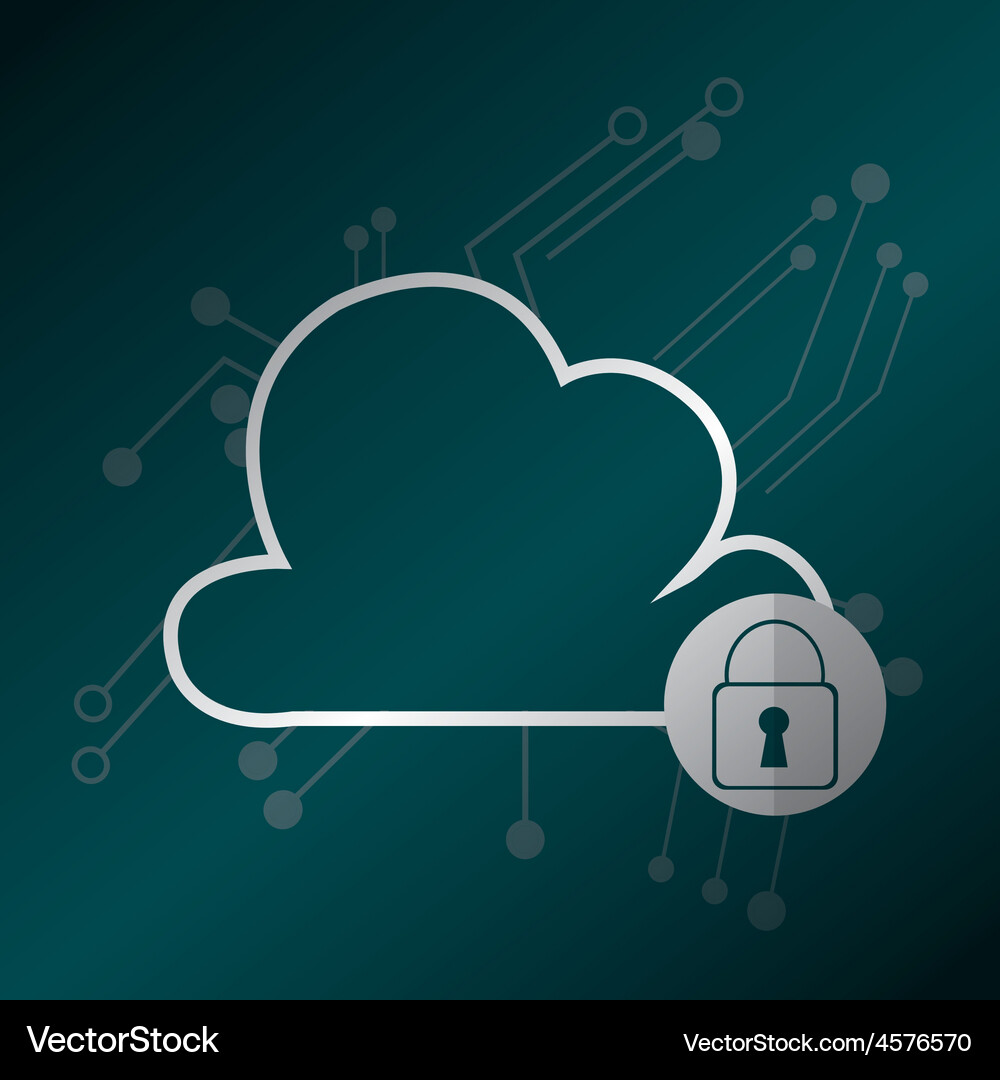 Security system design Vector Image