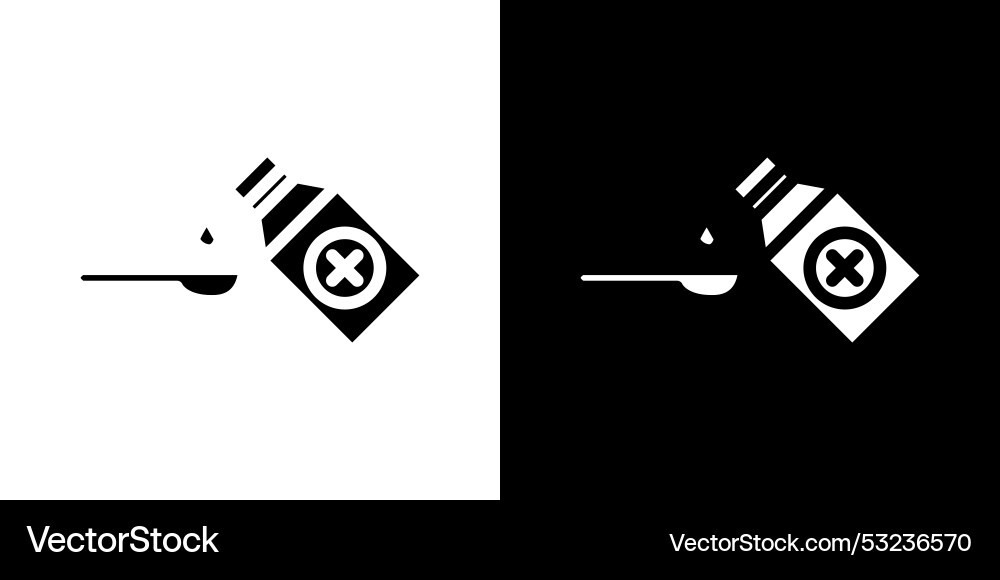 Syrup icon design simple symbol Syrup icon design simple symbol Vector Image