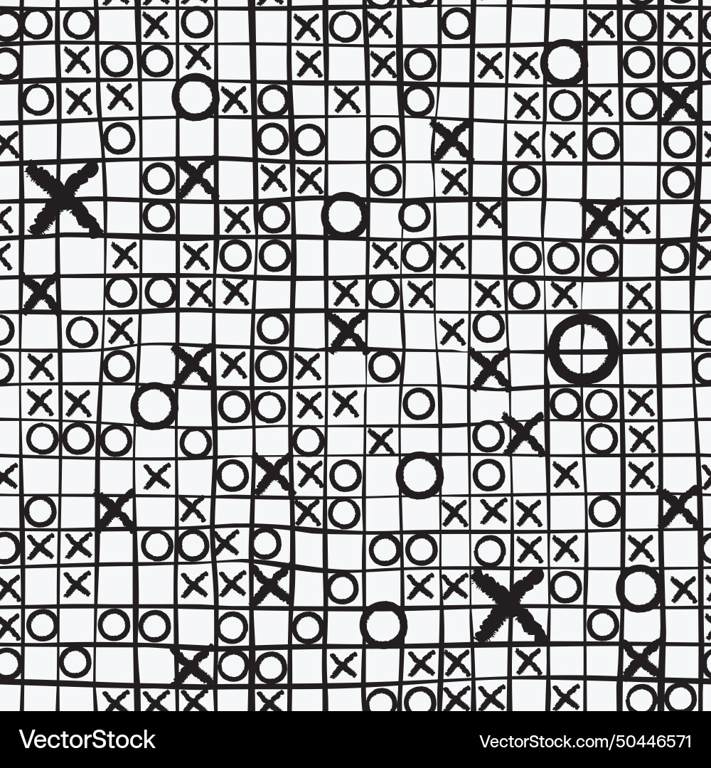 Abstract seamless pattern with crosses and circles Abstract seamless pattern with crosses and circles Vector Image