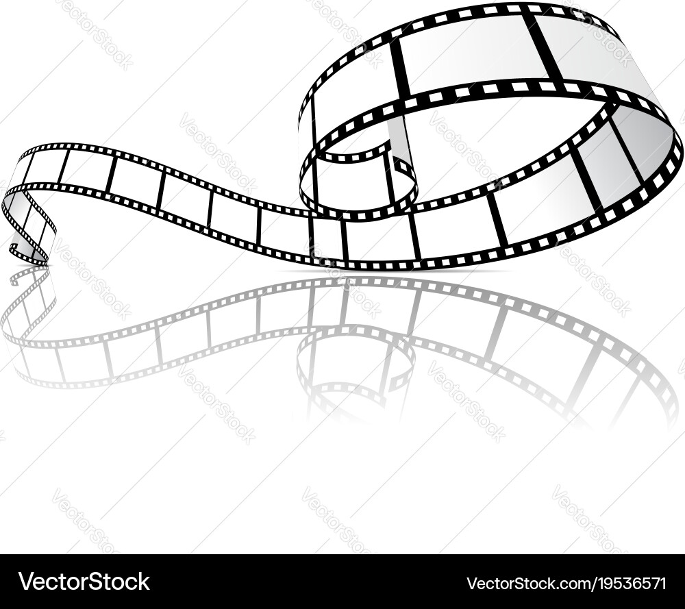 Vintage Film Strip Vector Image