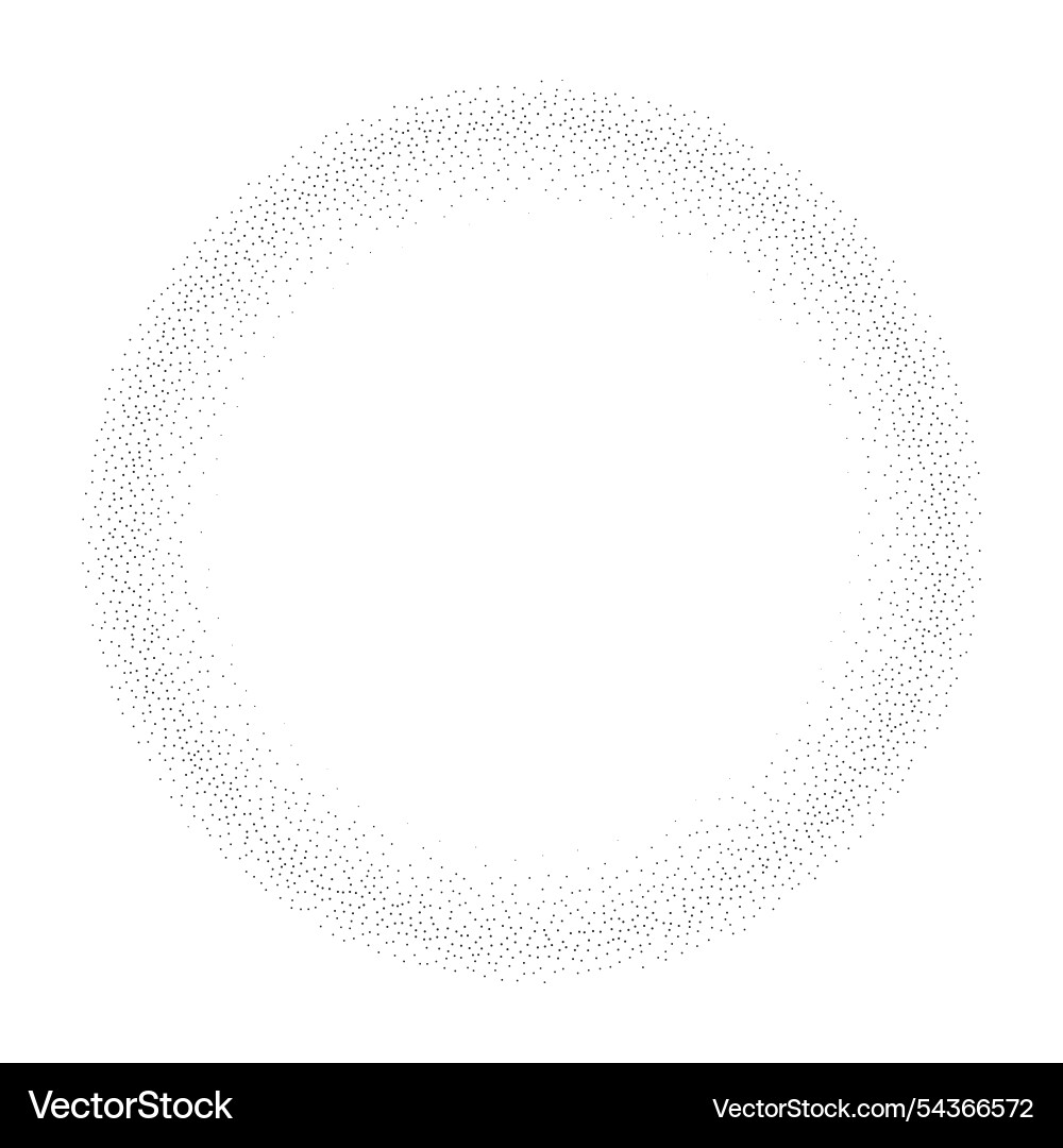 Gradient dot with grain and noise textured sphere vector image