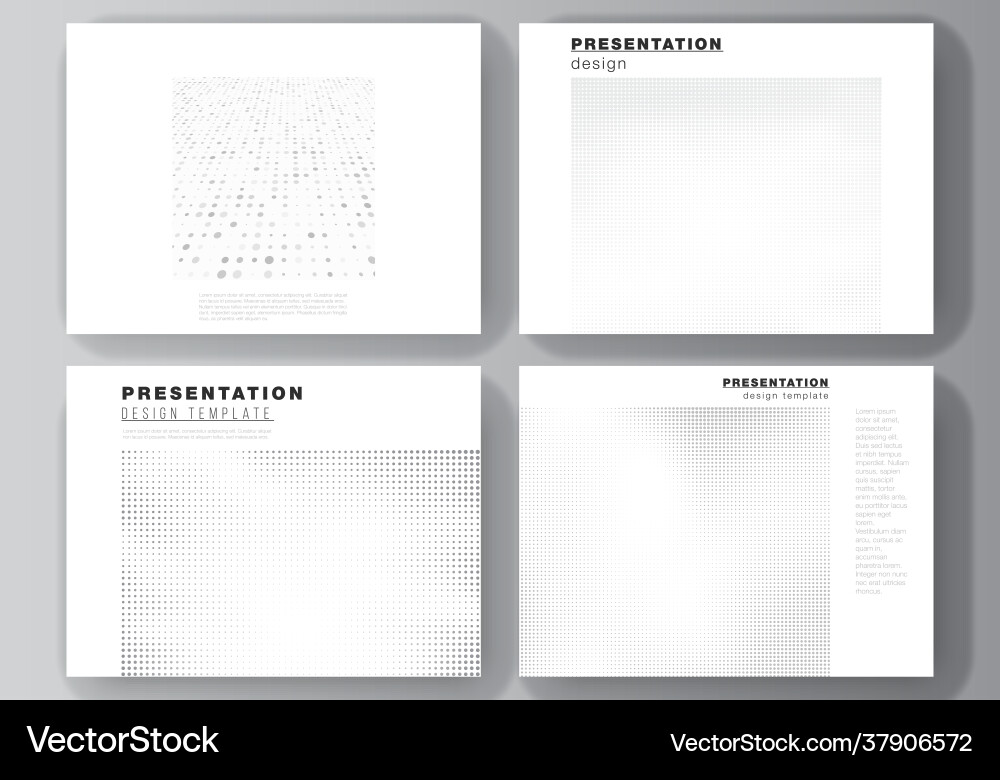 Layout presentation slides design Layout presentation slides design vector image