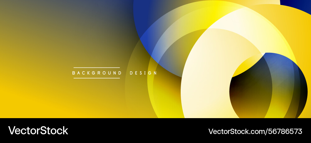 Abstract geometric design overlapping circles Abstract geometric design overlapping circles Vector Image