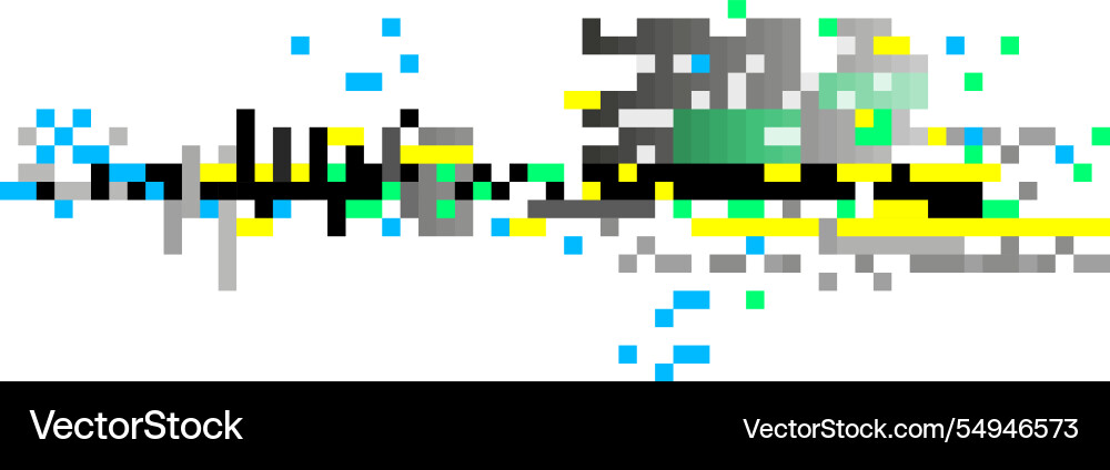 Colorful pixelated abstract background creating Colorful pixelated abstract background creating vector image