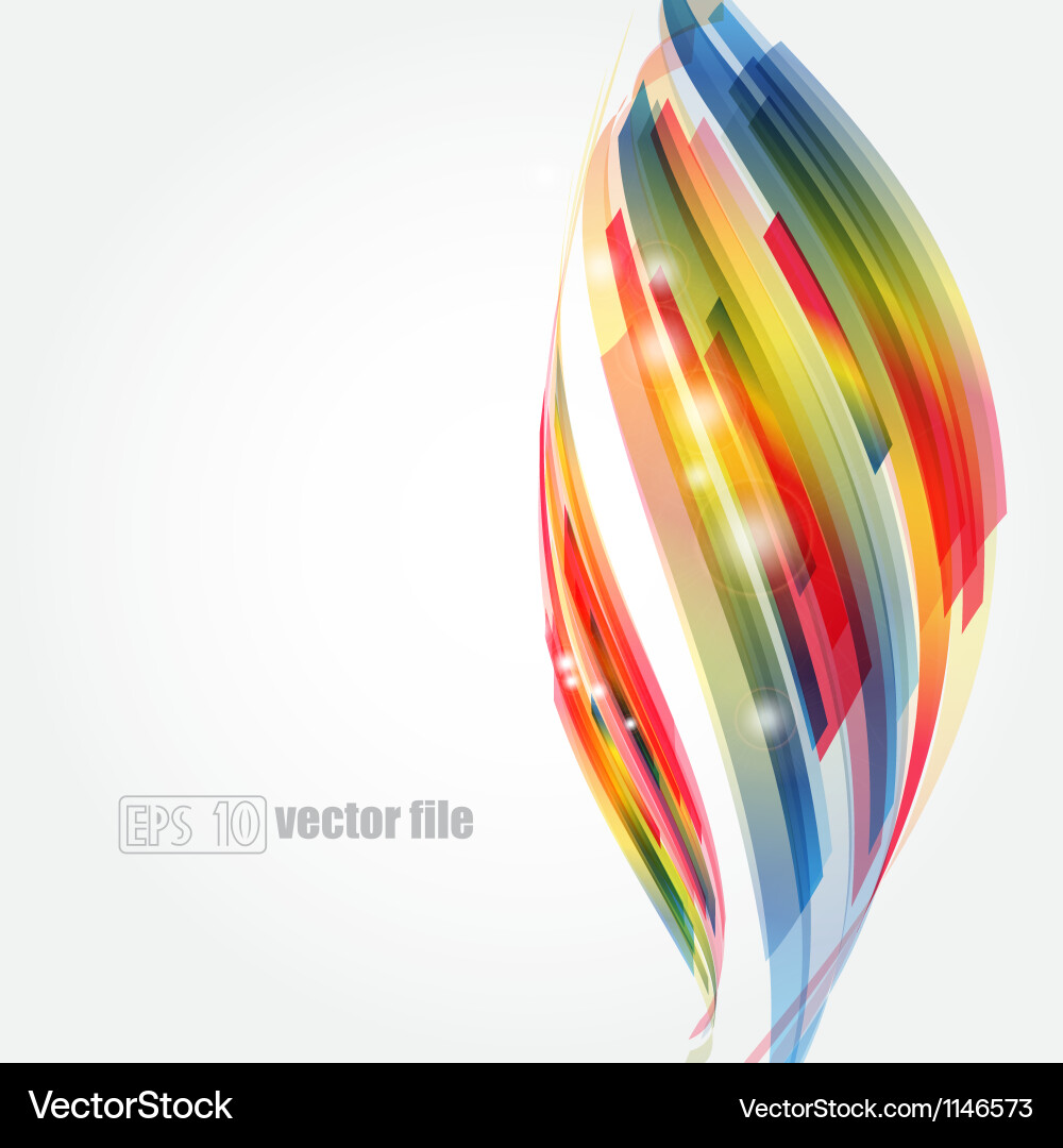 Dynamic Colorful Abstract Background Vector Image