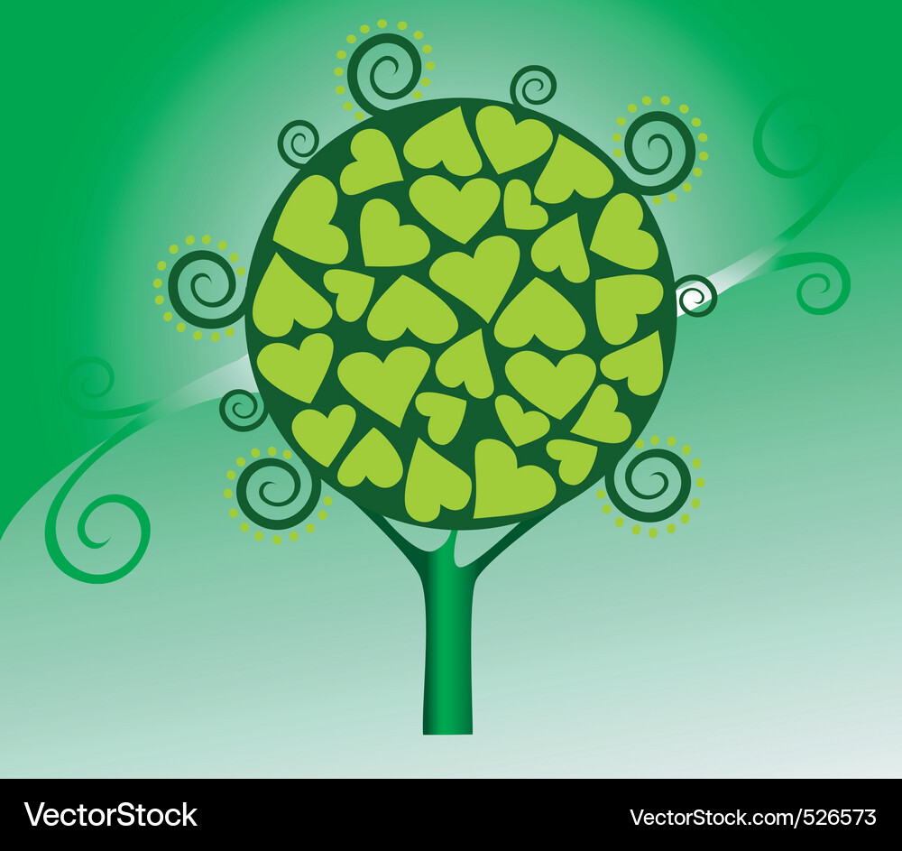 Green tree Vector Image
