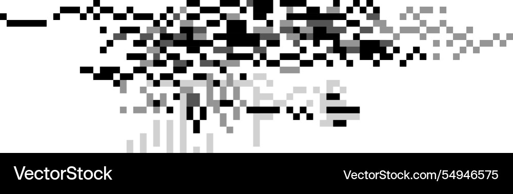 Abstract pixelated background forming a dynamic Vector Image