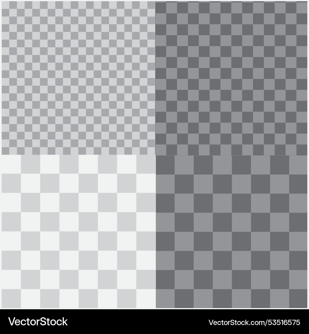 Checkerboard pattern four square grid variations Checkerboard pattern four square grid variations vector image