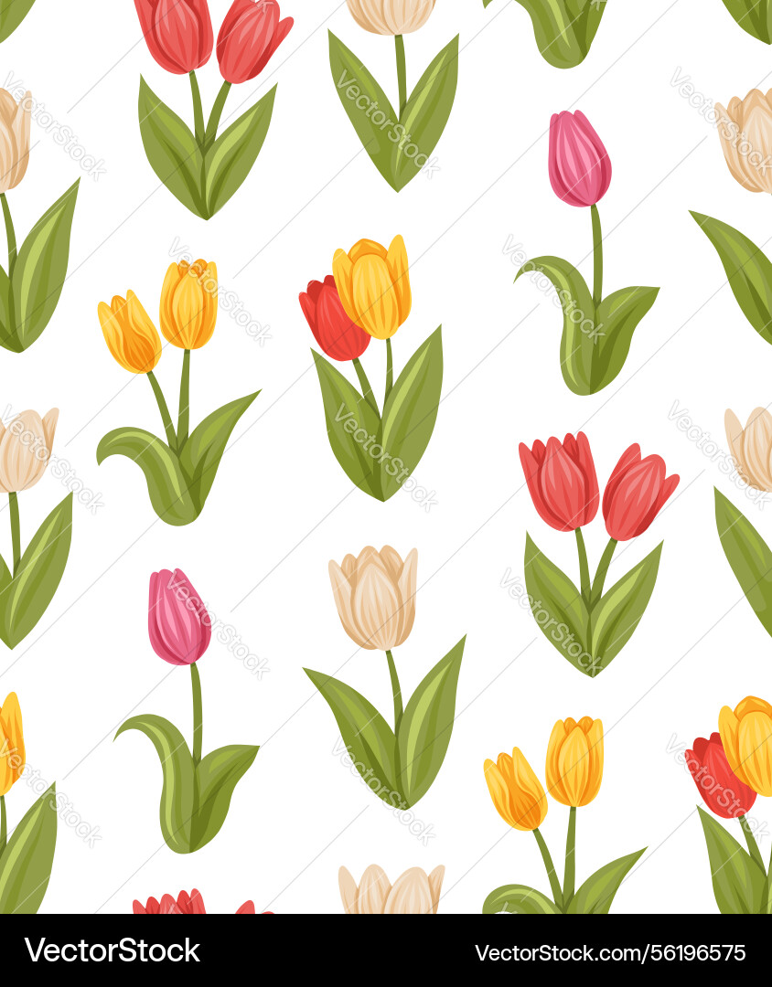 Naive floral pattern texture with multicolored Naive floral pattern texture with multicolored vector image