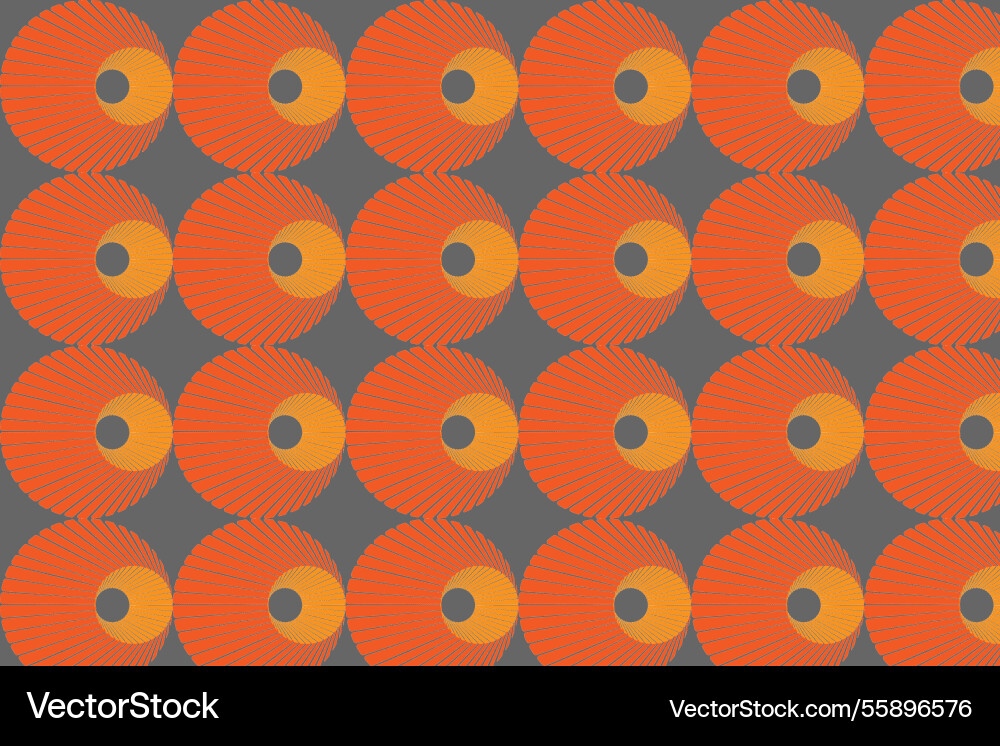 Yellow circle style pattern design Vector Image