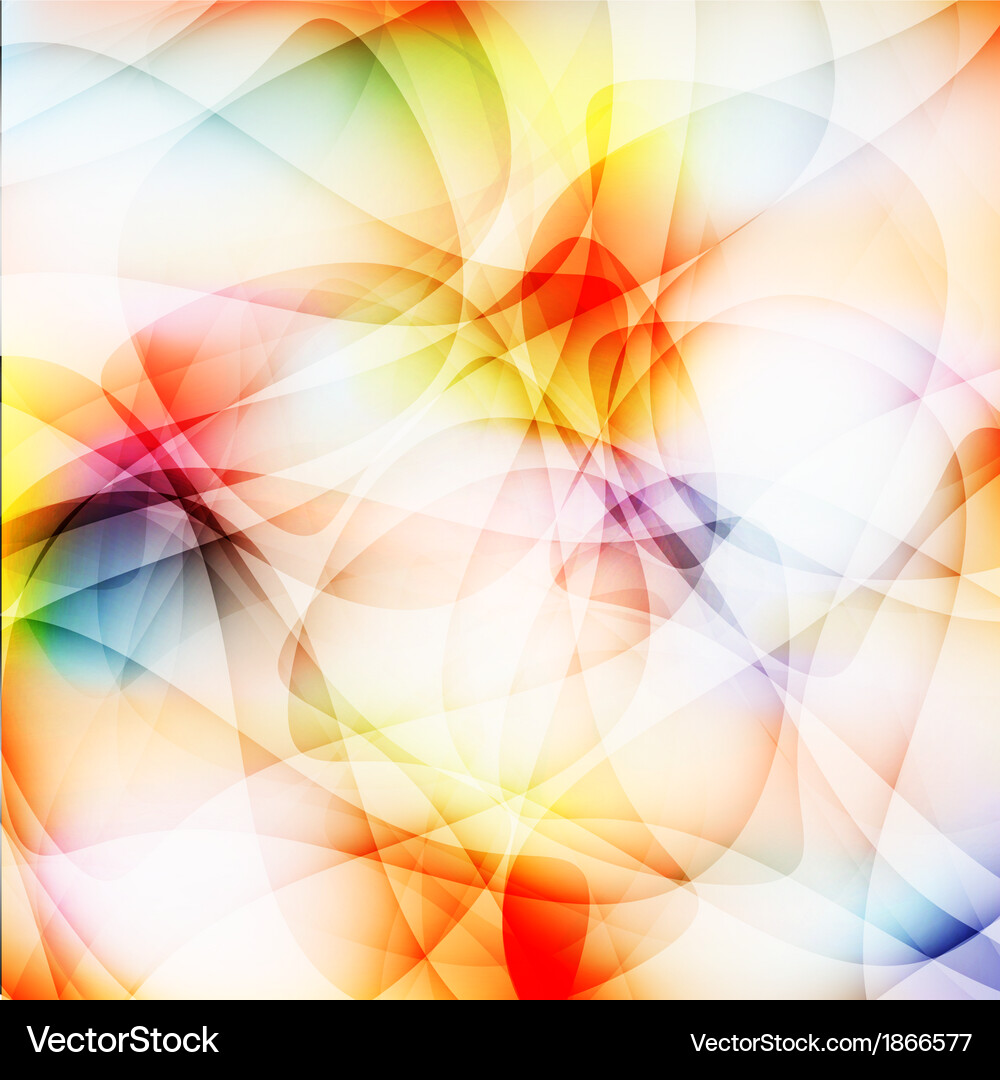 Abstract Colorful Swirl Background Vector Image
