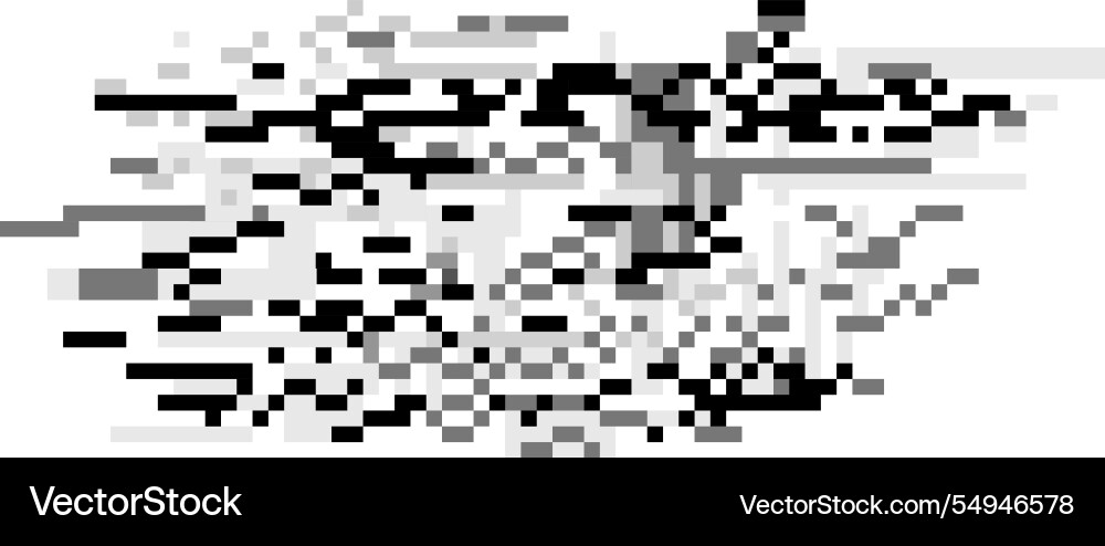 Black and white pixelated background creating Black and white pixelated background creating vector image