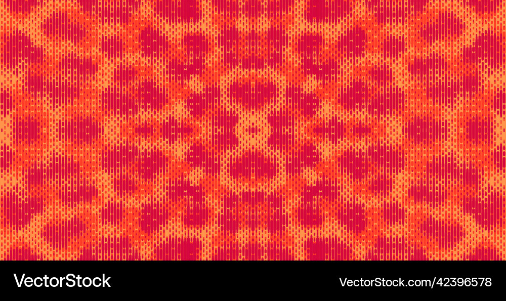 Leopard pixel art style stains pattern design Leopard pixel art style stains pattern design vector image