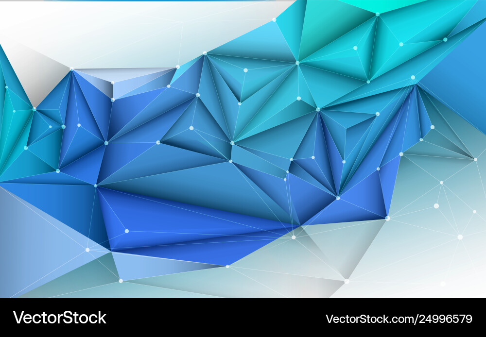 3d geometric polygon linetriangle pattern shape 3d geometric polygon linetriangle pattern shape vector image