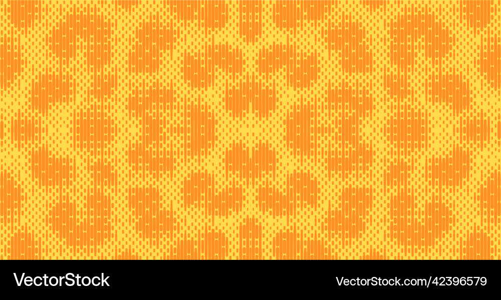 Leopard pixel art style stains pattern design Leopard pixel art style stains pattern design vector image