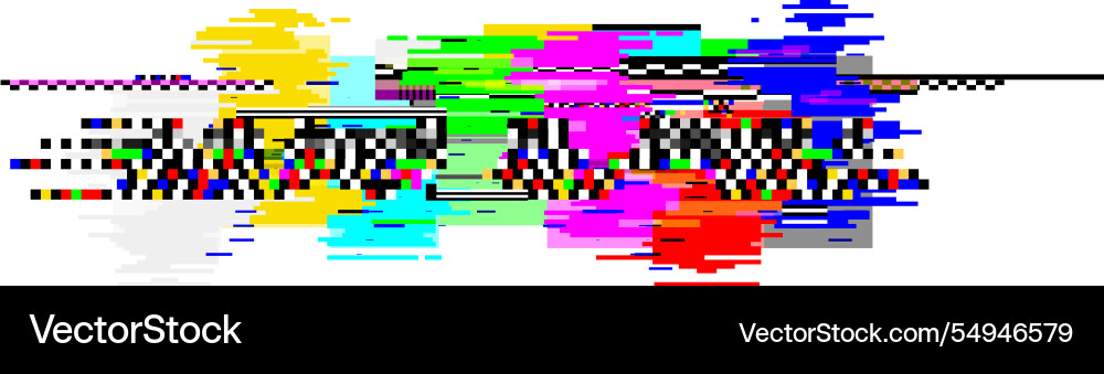 Pixel sorting effect creating an abstract glitch Pixel sorting effect creating an abstract glitch vector image