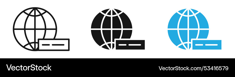 Web server icon vector image
