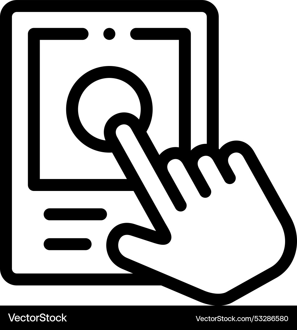 Emergency icon thin linear style design isolated Emergency icon thin linear style design isolated vector image