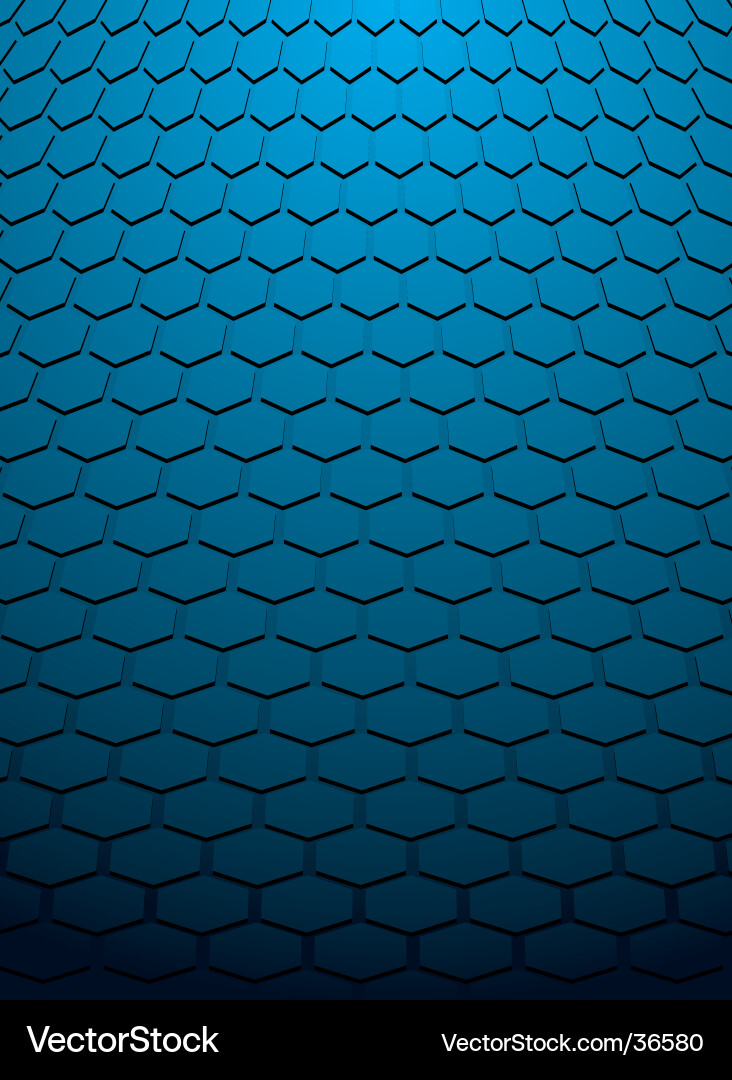Hexagonal Pattern Background Vector Image