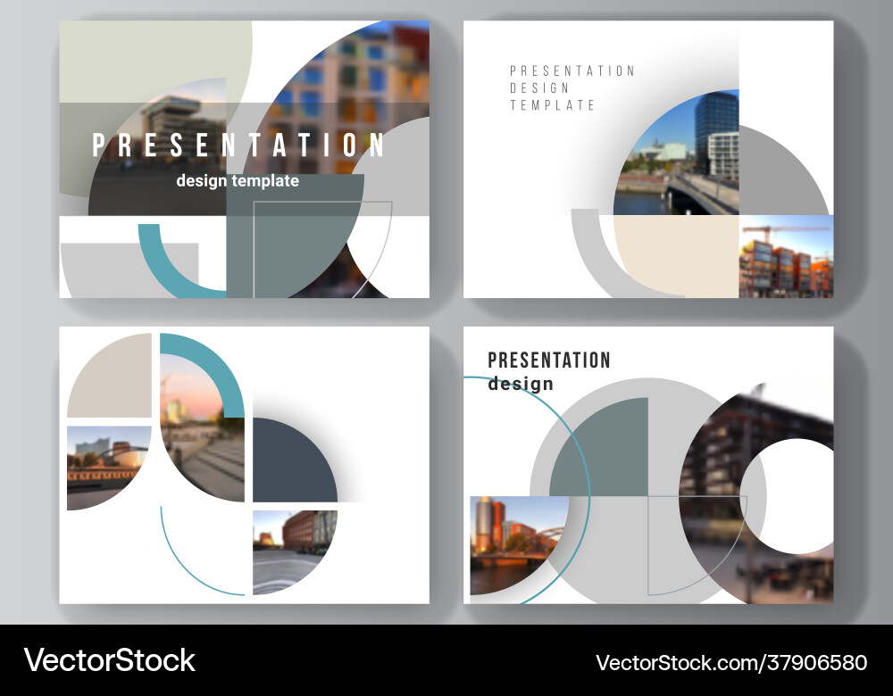 Layout presentation slides design Layout presentation slides design vector image
