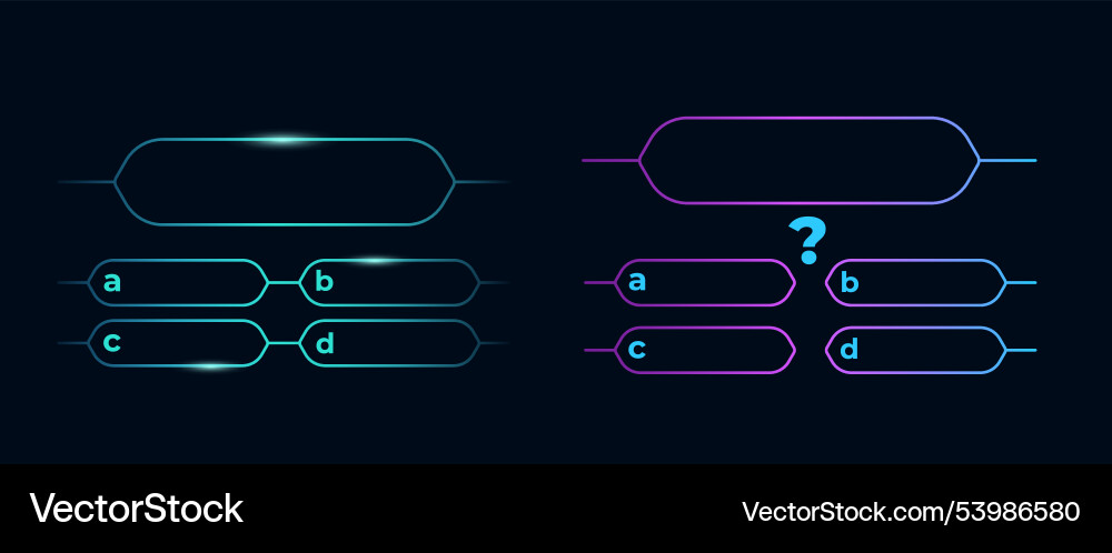 Question frame for quiz game in colorful style vector image