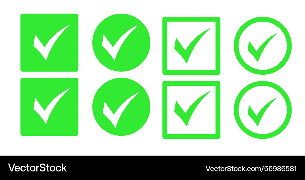 Check box icon with correct Check box icon with correct vector image