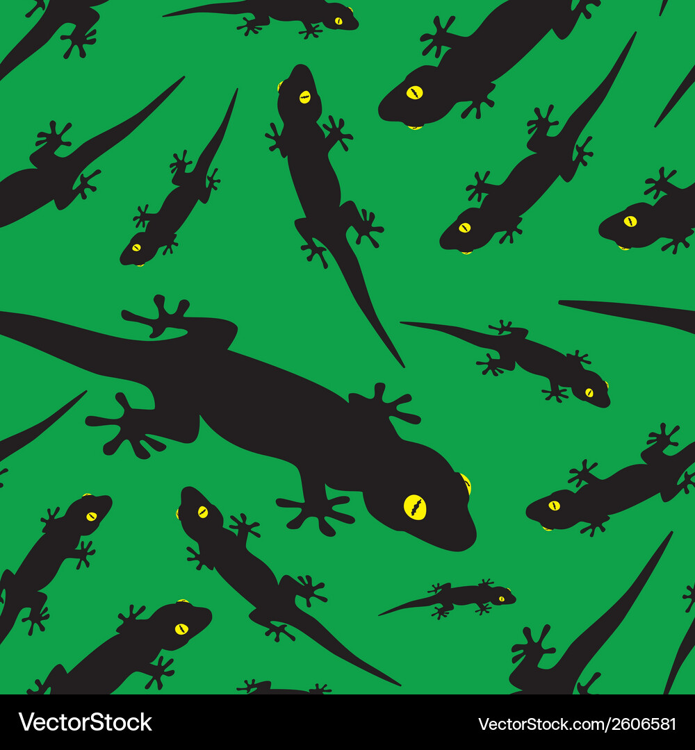 Gecko pattern eps10 Vector Image