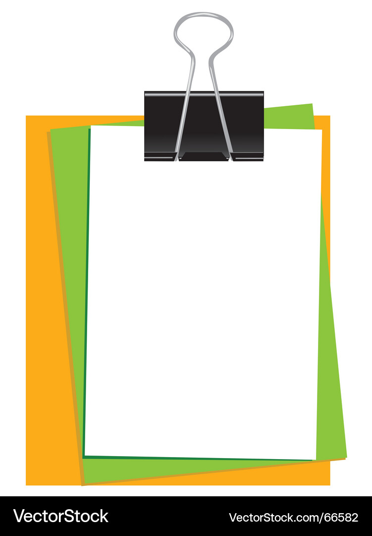 Colorful Stationery Collection Vector Image