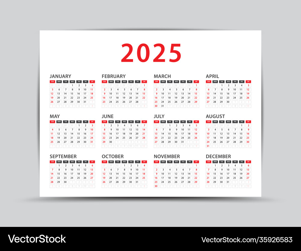 2025 Twelve Month Calendar Nissy Martelle