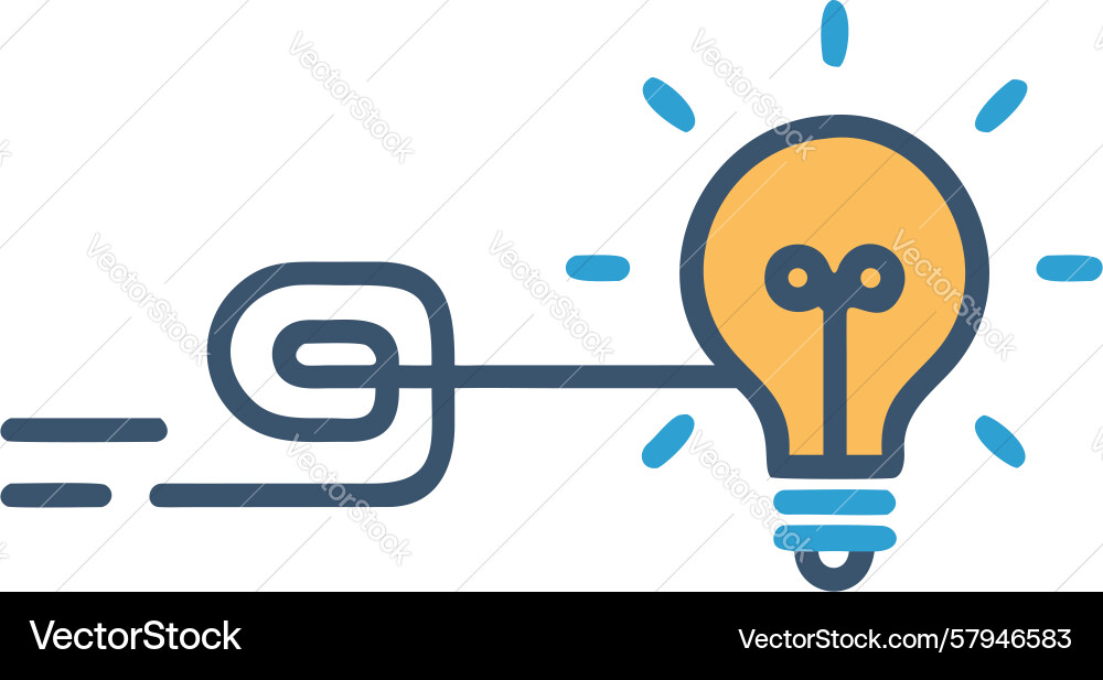 Infinite Idea Loop Icon Vector Image