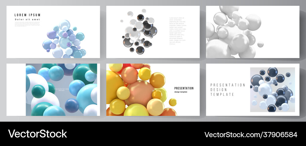 Layout presentation slides design Layout presentation slides design vector image