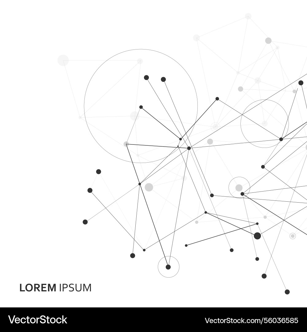 Abstract background with connecting dots and lines Abstract background with connecting dots and lines vector image