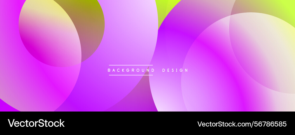 Abstract fluid shapes overlap creating vibrant Abstract fluid shapes overlap creating vibrant Vector Image